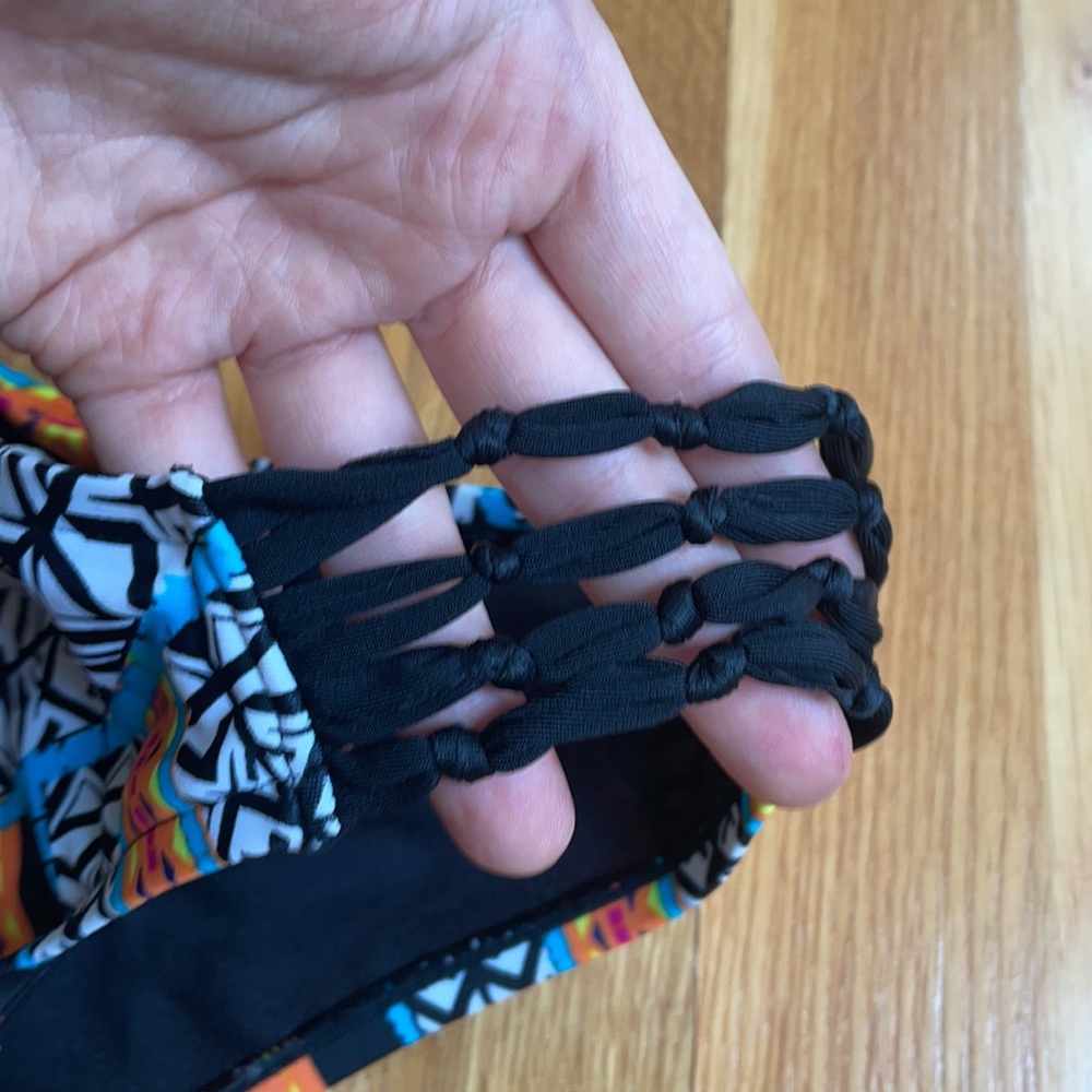 Nwot Rip Curl Multi-Color Rouged Bikini Bottom - image 2